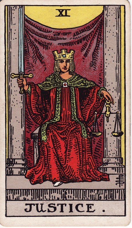 Справедливость Tarot card