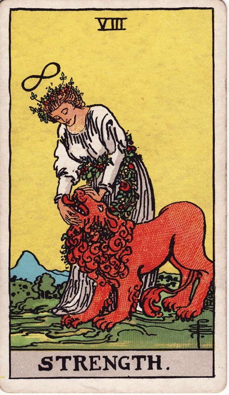 Сила Tarot card