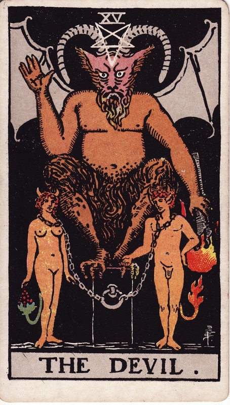 Дьявол Tarot card