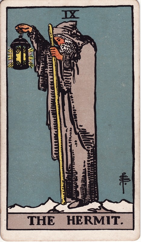 Отшельник Tarot card