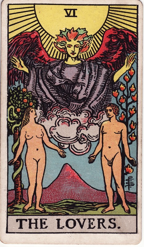 Влюблённые Tarot card
