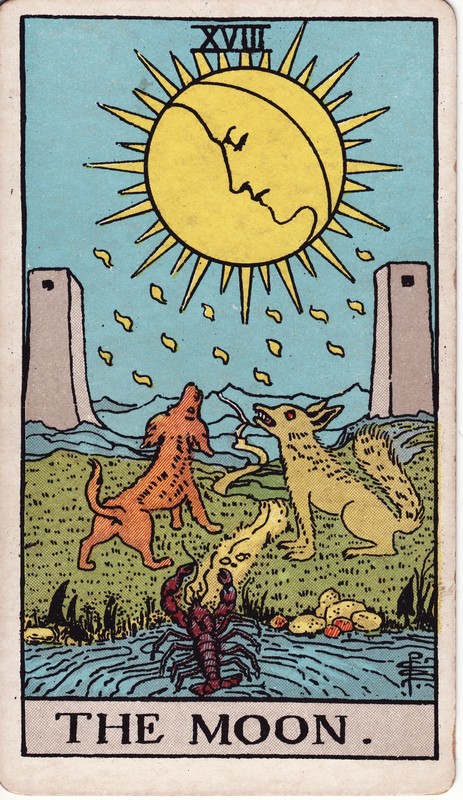 Луна Tarot card