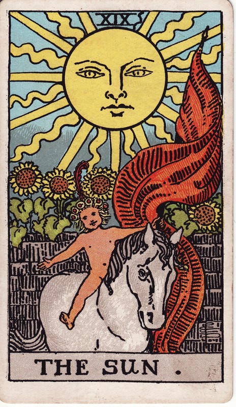 Солнце Tarot card