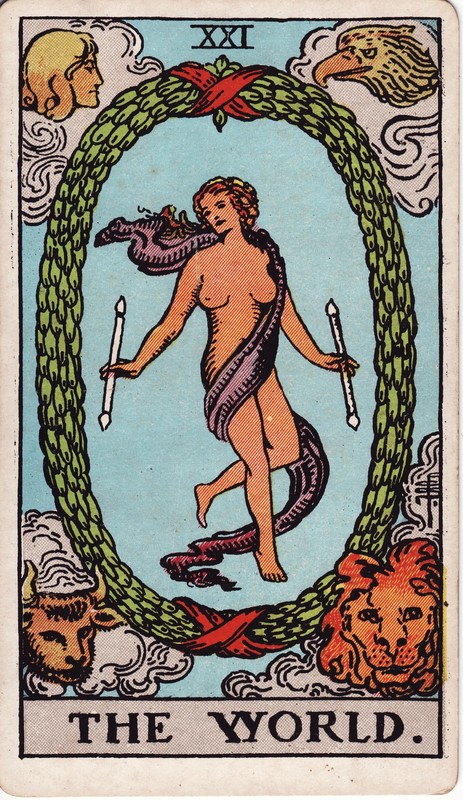 Мир Tarot card
