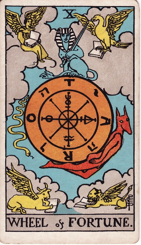Колесо Фортуны Tarot card